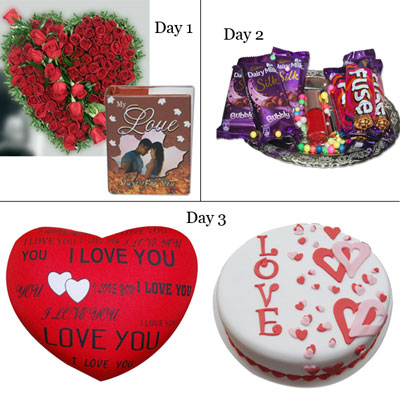 "Love Crush ( Multi day Hamper) - Click here to View more details about this Product